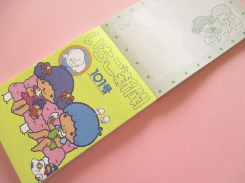 Photo2: Kawaii Cute Large Memo Pad sun-star *いちご新聞 strawberry newspaper Red (S2847574)