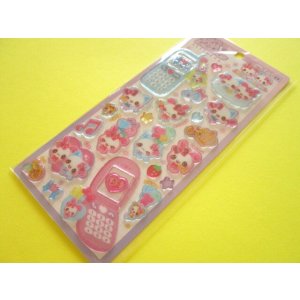Photo: Kawaii Cute 平成はっぴーフォン Stickers Sheet Crux *まじかる みゅーちゃん (131005)