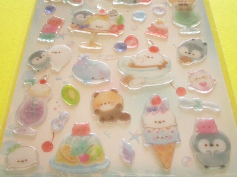 Photo2: Kawaii Cute Favorite Choose Candy Stickers Sheet Q-Lia *Nostal Sea Life (91227)