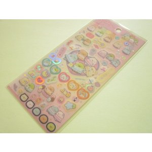 Photo: Kawaii Cute Stickers Sheet Sumikkogurashi San-x *Yumemiru Shippos (SE66902)