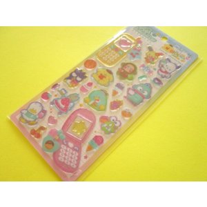 Photo: Kawaii Cute 平成はっぴーフォン Stickers Sheet Crux *Sanrio Characters (131319)