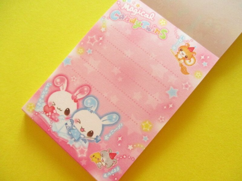 Photo1: Kawaii Cute Petit Memo Pad Q-LiA *Candy Twins (90173)