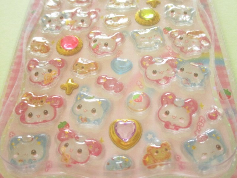 Photo2: Kawaii Cute Jewel Petit Drop Stickers Sheet KAMIO JAPAN *Happy March (227464)