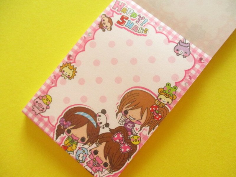 Photo1: Kawaii Cute Petit Memo Pad Q-LiA *Happy Shake (90174)