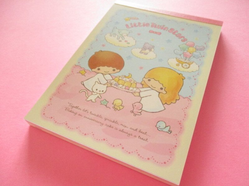 Photo1: Kawaii Cute Large Memo Pad sun-star *Little Twin Stars (S2847949)  (1)