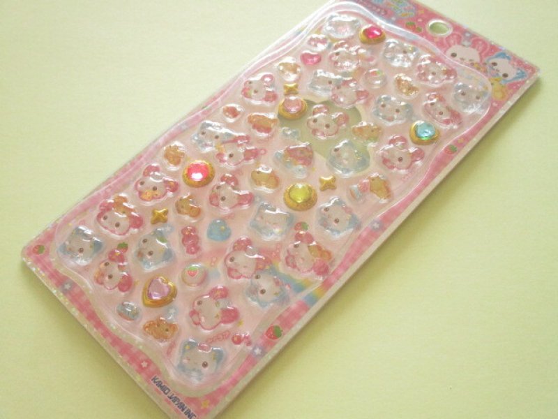 Photo1: Kawaii Cute Jewel Petit Drop Stickers Sheet KAMIO JAPAN *Happy March (227464) (1)