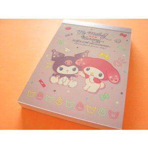 Photo: Kawaii Cute Mini Memo Pad Sanrio Characters Sun-Star *My Melody & Kuromi (S2847957) 
