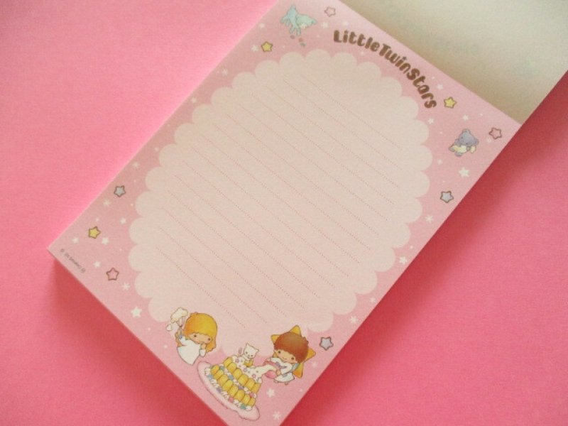 Photo1: Kawaii Cute Large Memo Pad sun-star *Little Twin Stars (S2847949)