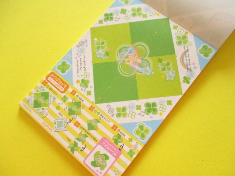 Photo2: Kawaii Cute V Large Memo Pad Q-LiA *Prism Clover (90179)