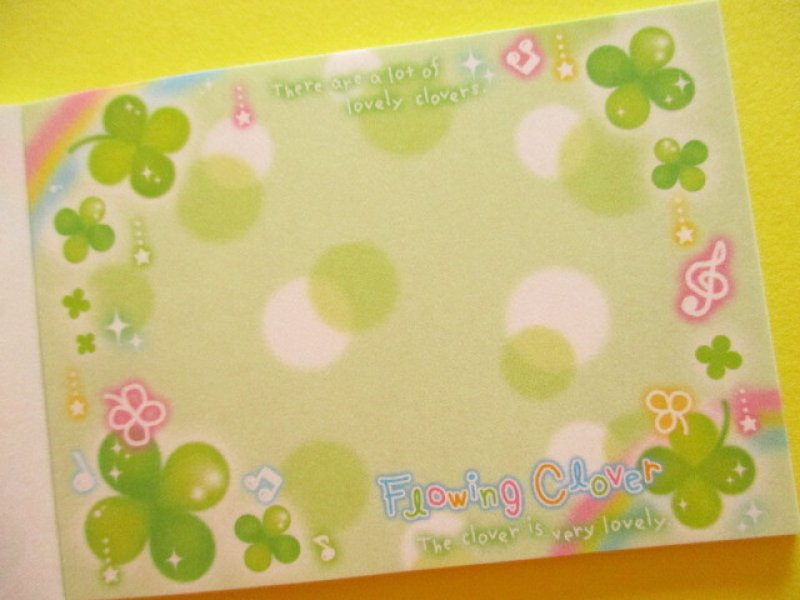 Photo2: Kawaii Cute Petit Memo Pad Q-LiA *Flowing Clover (90175)