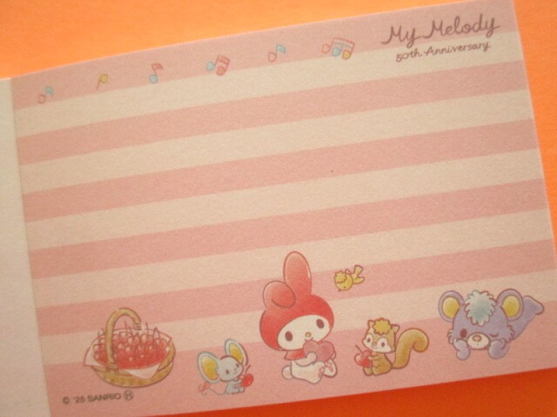 Photo2: Kawaii Cute Mini Memo Pad Sanrio Characters Sun-Star *My Melody (S2847965) 