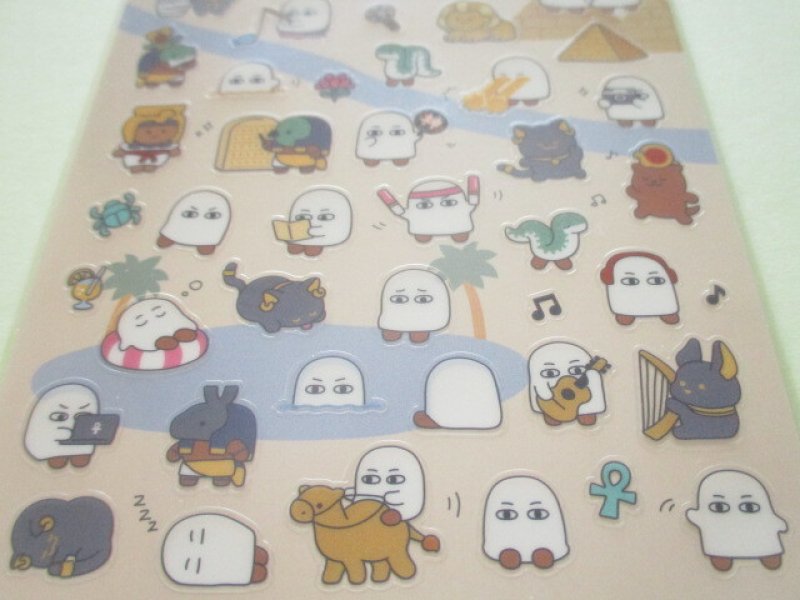 Photo2: Kawaii Cute Design Stickers Sheet Gaia *Mystery Friends Egypt (466814-2)