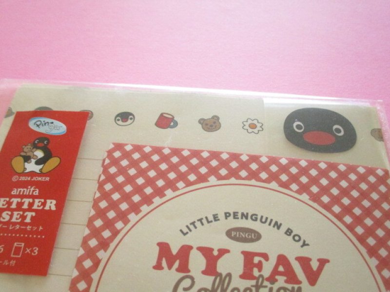 Photo1: Kawaii Cute Letter Set Pingu amifa *My Fav Collection (129953）
