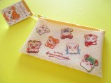 Photo: Kawaii Cute Tottoko Hamutaro Small Flat Vinyl Pouch *Ribbon (40129)