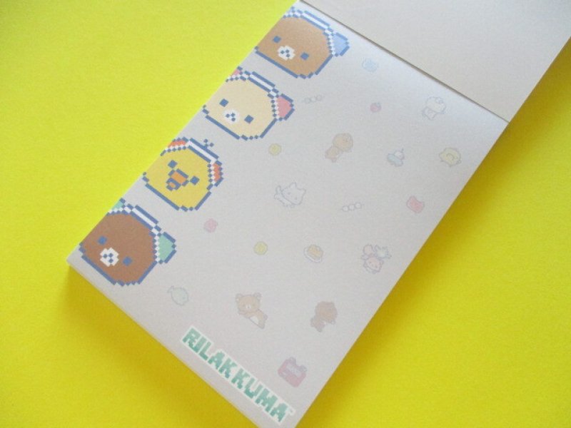 Photo2: Kawaii Cute Large Memo Pad Rilakkuma San-x *Gaming Rilakkuma (MH27301)