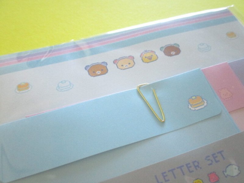 Photo1: Kawaii Cute Regular Letter Set Rilakkuma San-x *Gaming Rilakkuma (LH83701)