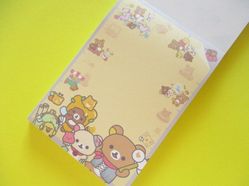 Photo1: Kawaii Cute Large Memo Pad Rilakkuma San-x *Gaming Rilakkuma (MH27302)