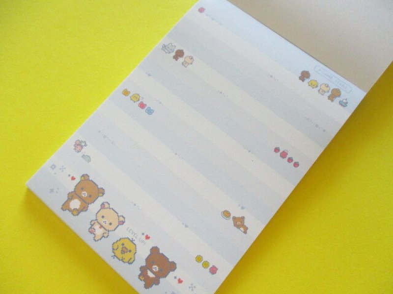 Photo3: Kawaii Cute Large Memo Pad Rilakkuma San-x *Gaming Rilakkuma (MH27301)