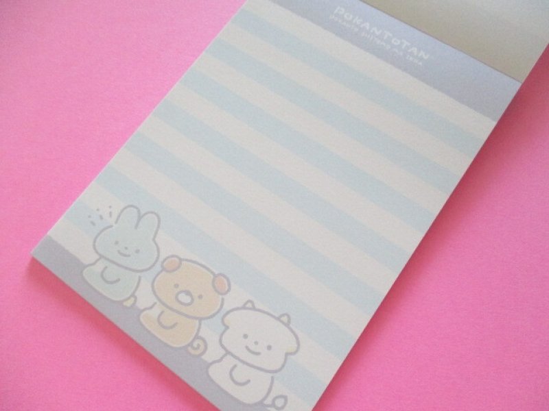 Photo3: Kawaii Cute Large Memo Pad Pokantotan San-x *Pokanto Simple (MH27601)