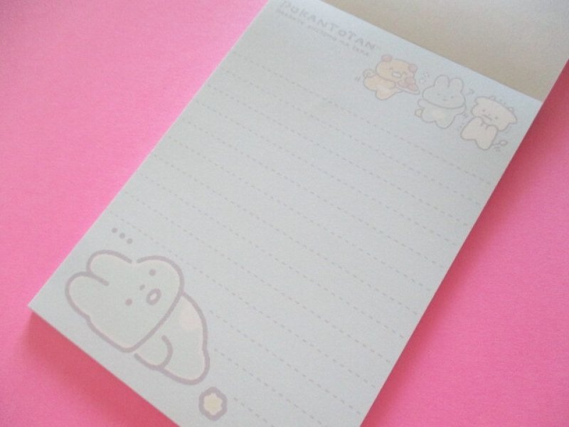 Photo2: Kawaii Cute Large Memo Pad Pokantotan San-x *Pokanto Simple (MH27601)