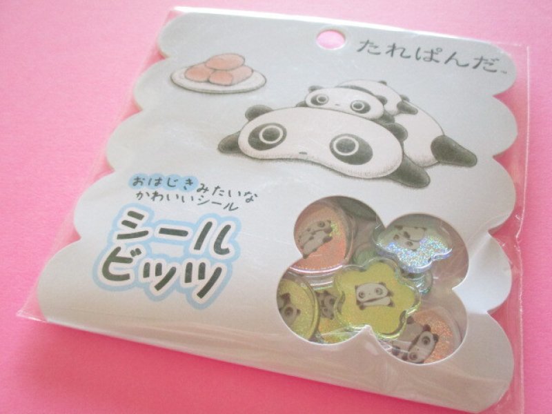 Photo1: Kawaii Cute Seal Bits Sticker Ohajiki Flakes Sack San-x *たれぱんだ (SE69001) (1)