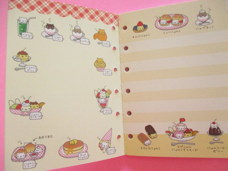 Photo1: Kawaii Cute Sticker Sheets for Binder San-x *にゃんにゃんにゃんこ (SE68903)