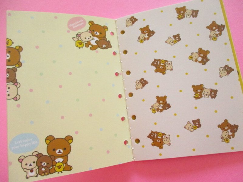 Photo1: Kawaii Cute Sticker Sheets for Binder San-x *Rilakkuma (SE68905)