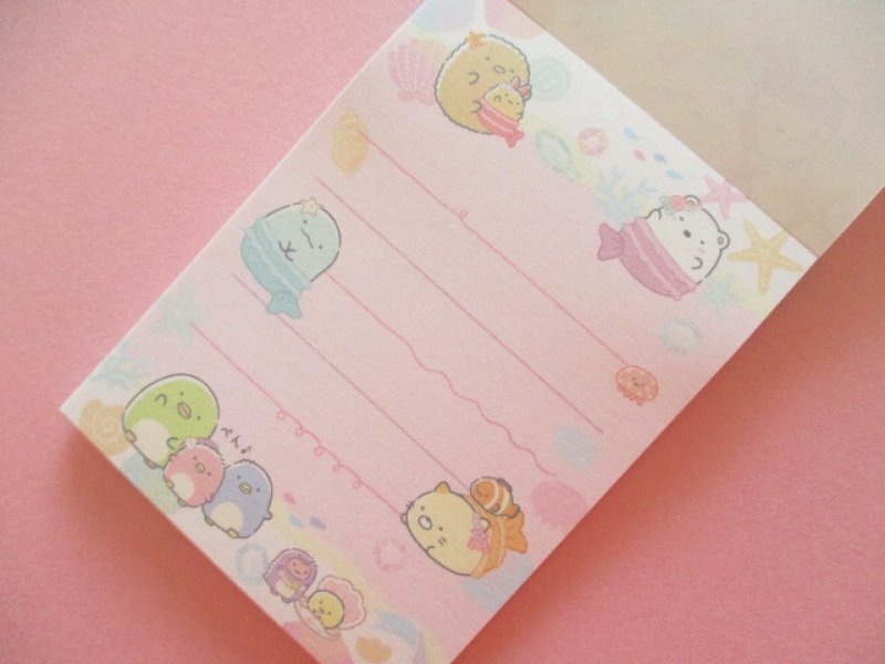 Photo2: Kawaii Cute Mini Memo Pad Sumikkogurashi San-x *Penguin Lagoon (MH27401-3)