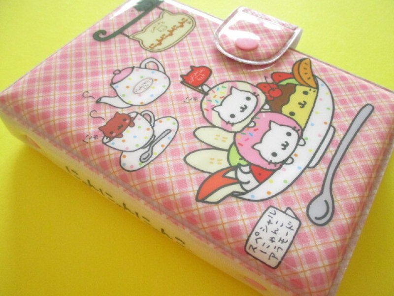 Photo1: Kawaii Cute Funi Funi Seal Binder San-x *にゃんにゃんにゃんこ (SE68702)