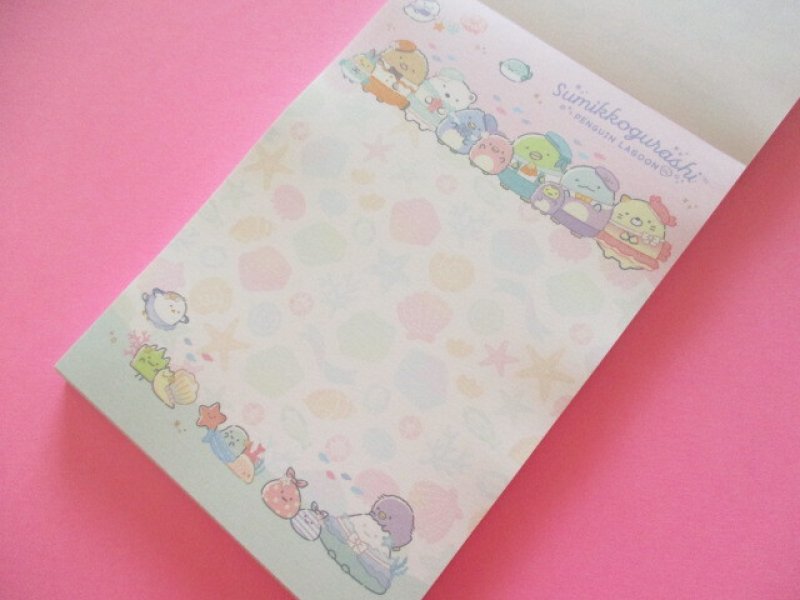 Photo2: Kawaii Cute Large Memo Pad Sumikkogurashi San-x *Penguin Lagoon (MH27501)
