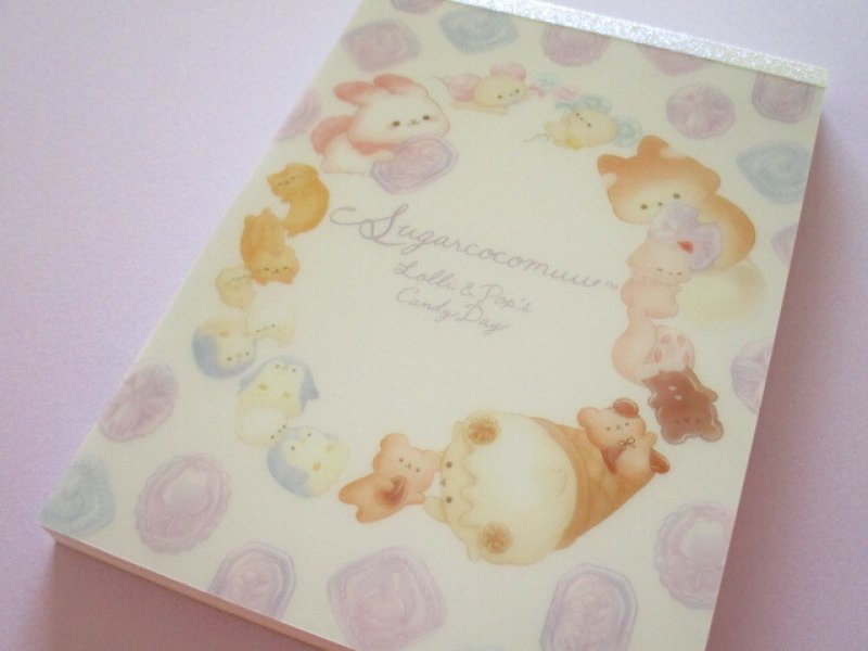 Photo1: Kawaii Cute Large Memo Pad Sugarcocomuu San-x *Chu Pop Candy (MH28402) (1)