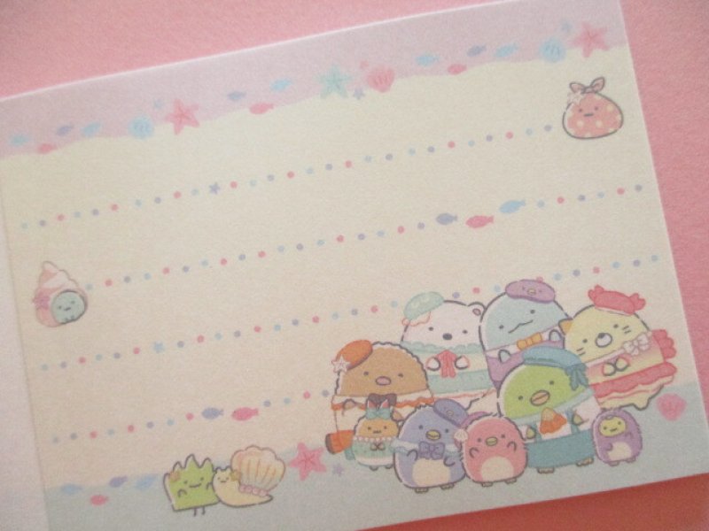 Photo2: Kawaii Cute Mini Memo Pad Sumikkogurashi San-x *Penguin Lagoon (MH27401-1)