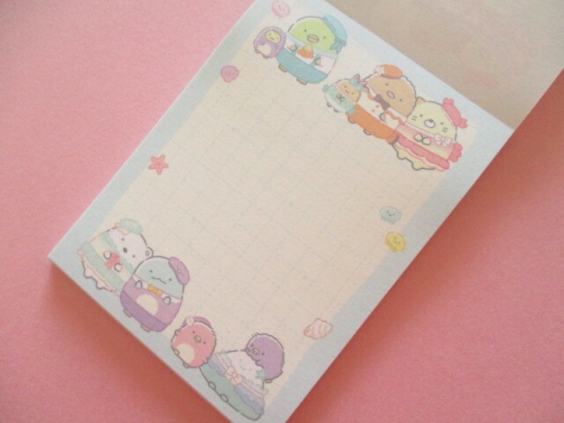 Photo2: Kawaii Cute Mini Memo Pad Sumikkogurashi San-x *Penguin Lagoon (MH27401-2)