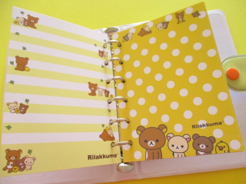 Photo2: Kawaii Cute Funi Funi Seal Binder San-x *Rilakkuma (SE68703)