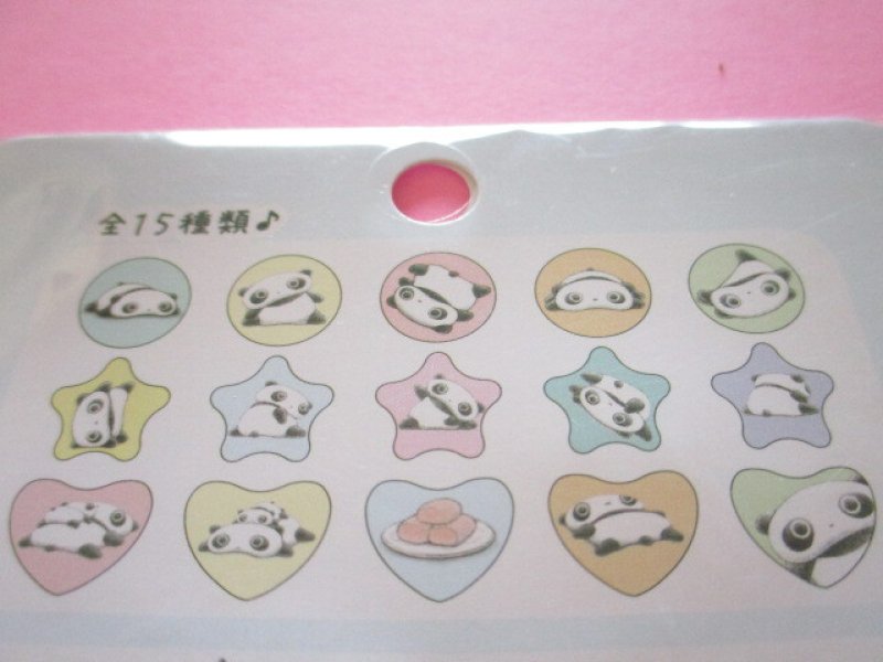 Photo2: Kawaii Cute Seal Bits Sticker Ohajiki Flakes Sack San-x *たれぱんだ (SE69001)