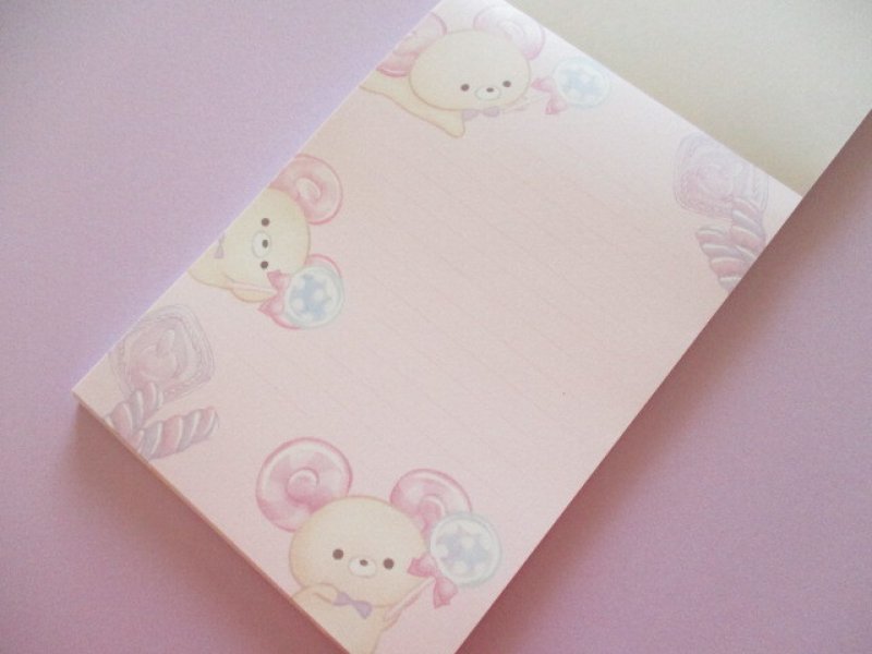 Photo1: Kawaii Cute Large Memo Pad Sugarcocomuu San-x *Chu Pop Candy (MH28401)