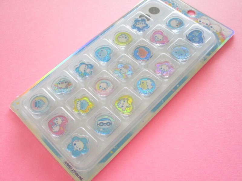 Photo1: Kawaii Cute Kira☆Koro Stickers Sheet KAMIO JAPAN *ぷくぷくあわわちゃん (228956) (1)