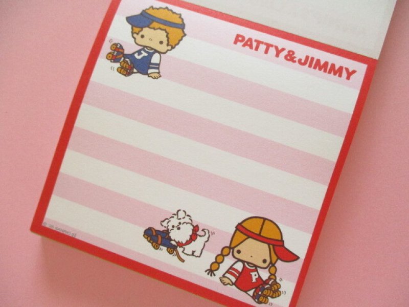 Photo1: Kawaii Cute Medium Square Memo Pad Sanrio *Patty & Jimmy (S2849682)