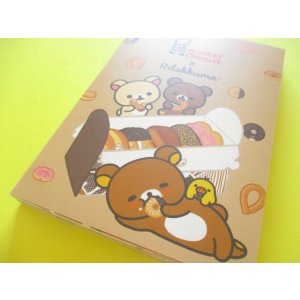 Photo: Kawaii Cute Large Memo Pad Rilakkuma San-x *Mister Donut×Rilakkuma (MH27802)