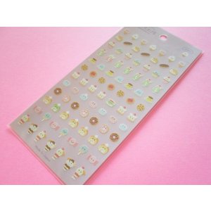 Photo: Kawaii Cute たべられ隊 Stickers Sheet Gaia *Snacks (466798-1)