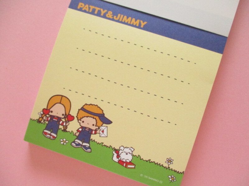 Photo2: Kawaii Cute Medium Square Memo Pad Sanrio *Patty & Jimmy (S2849682)