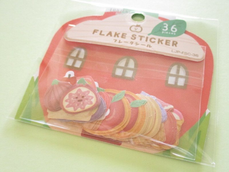 Photo1: Kawaii Cute Sticker Flakes Sack Do-Best *Autumn Sweets (LJP-FSC-36-1) (1)