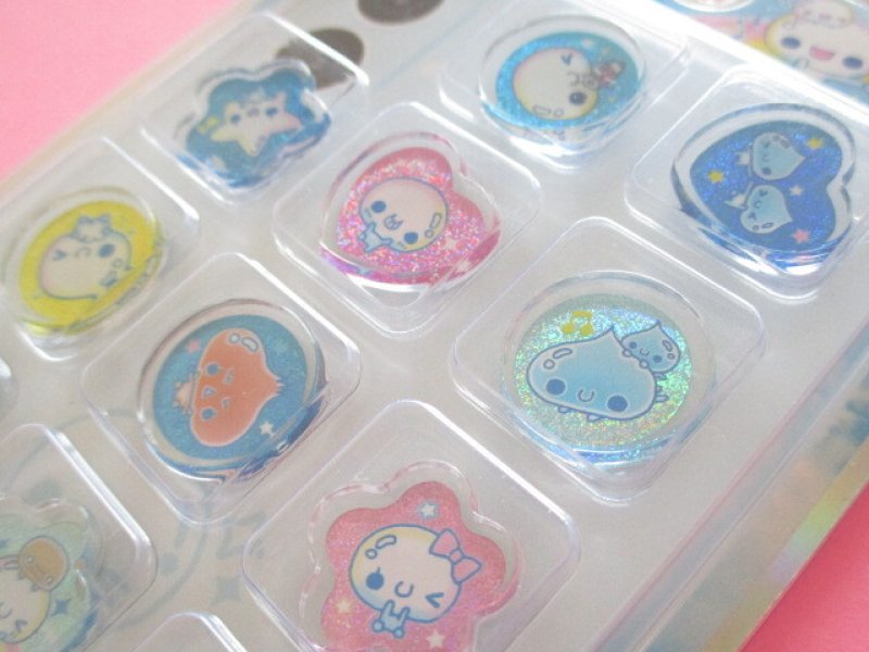 Photo3: Kawaii Cute Kira☆Koro Stickers Sheet KAMIO JAPAN *ぷくぷくあわわちゃん (228956)