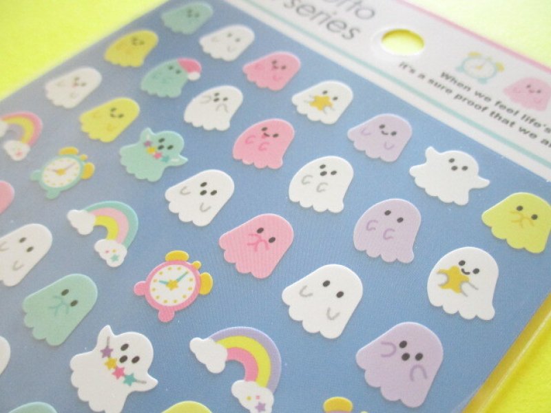 Photo3: Kawaii Cute Stickers Sheet Gaia *Pastel Ghost 2 (468149)