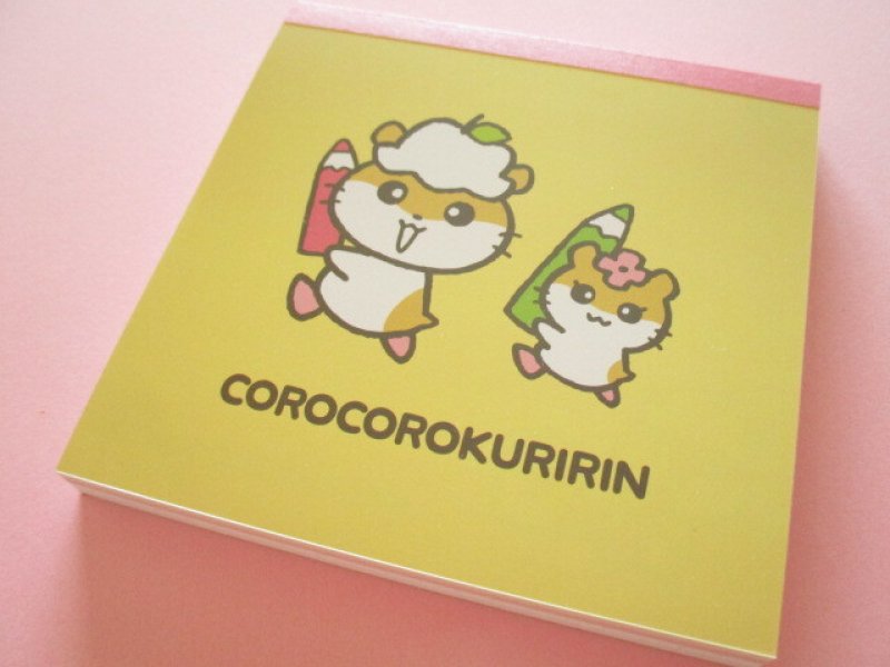 Photo1: Kawaii Cute Medium Square Memo Pad Sanrio *COROCOROKURIRIN (S2849720) (1)