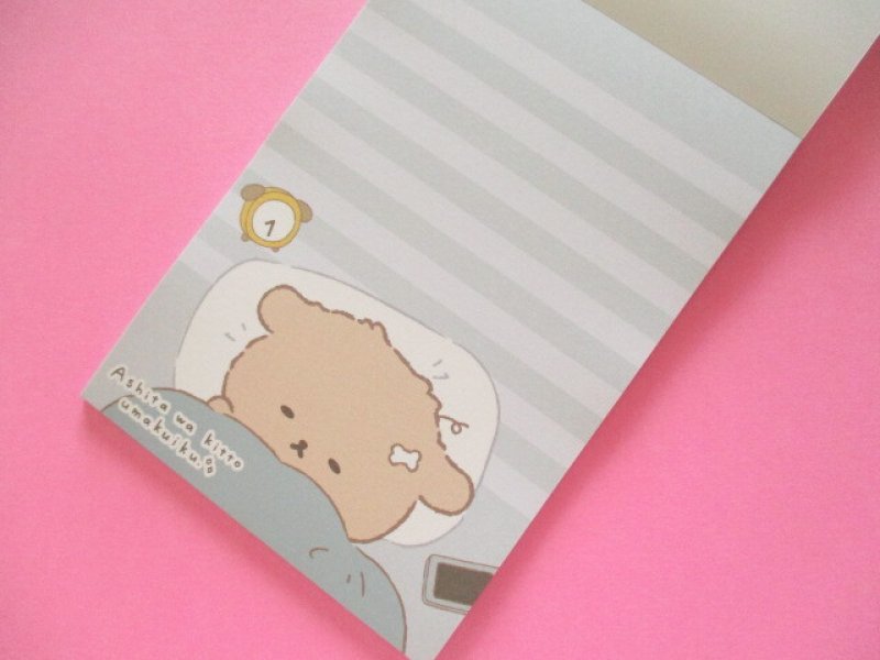 Photo3: Kawaii Cute Large Memo Pad Ishiyowachan San-x *後輩ちゃん登場 (MH28701)