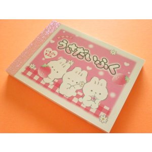 Photo: Kawaii Cute Mini Memo Pad Q-LiA *うさだいふく (00065)