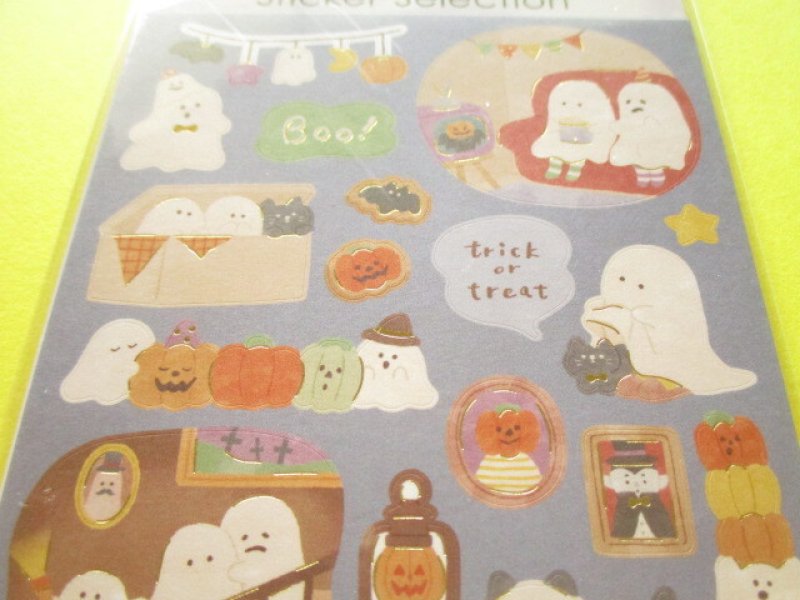 Photo1: Kawaii Cute Stickers Sheet Gaia *Natural Halloween 2 (466815)