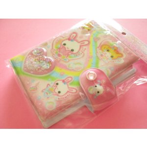 Photo: Kawaii Cute シャカシャカ Capsule Seal Binder Crux *フワフワらびちゃん (133373) 
