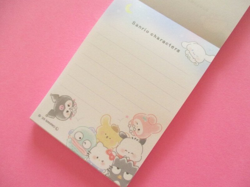 Photo1: Kawaii Cute Mini Memo Pad Sanrio Characters Crux *Night Sky (131185)